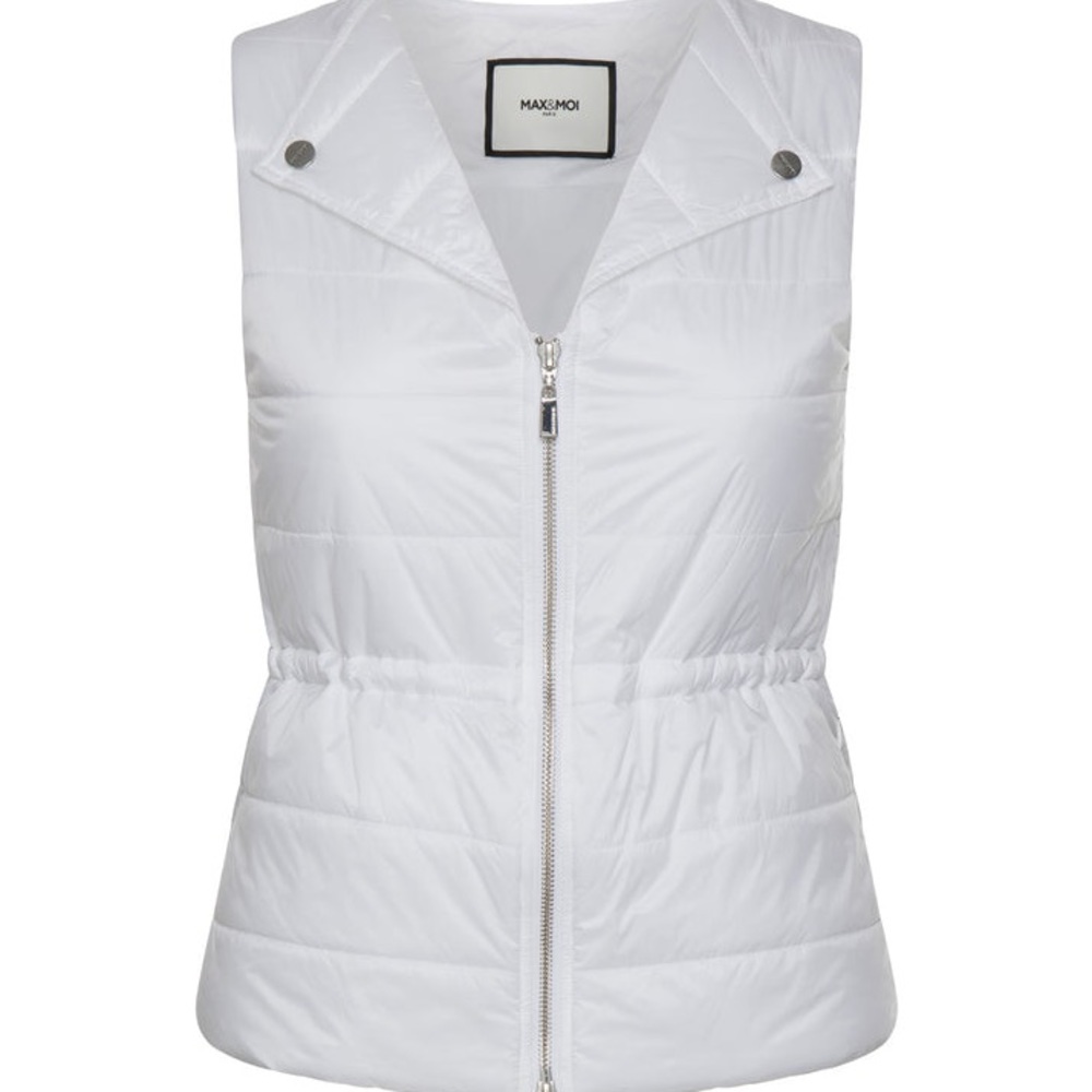 MAX & MOI Padded light weight vest E21 Dora White